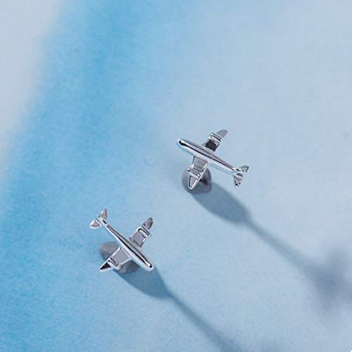 Tiny Airplane Stud Earrings Cute Aircraft Frog Fox Giraffe Earrings for Women Men Girls