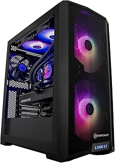 PCSpecialist Torre Gaming: Ryzen 7 5700X 4,60 GHz, 16GB RAM, 1TB SSD y NVIDIA RTX 4070Ti Super. Ideal para Gamers que buscan Alto Rendimiento con Refrigeración Óptima