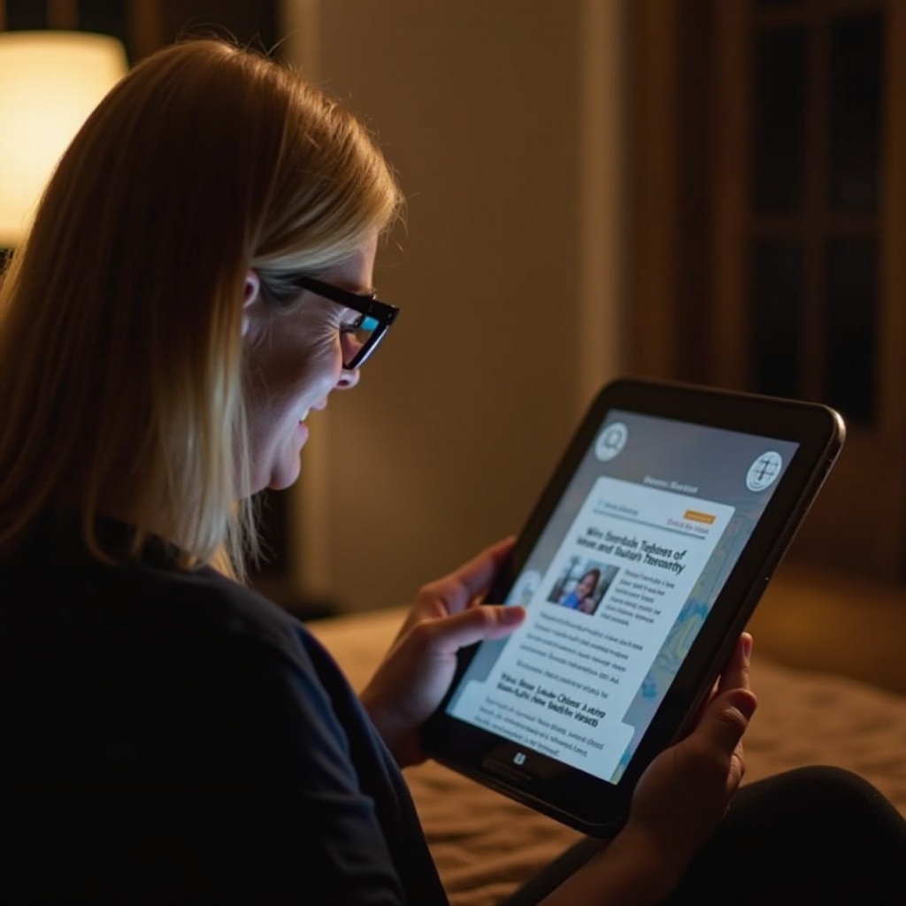 meilleure tablette pour malvoyant