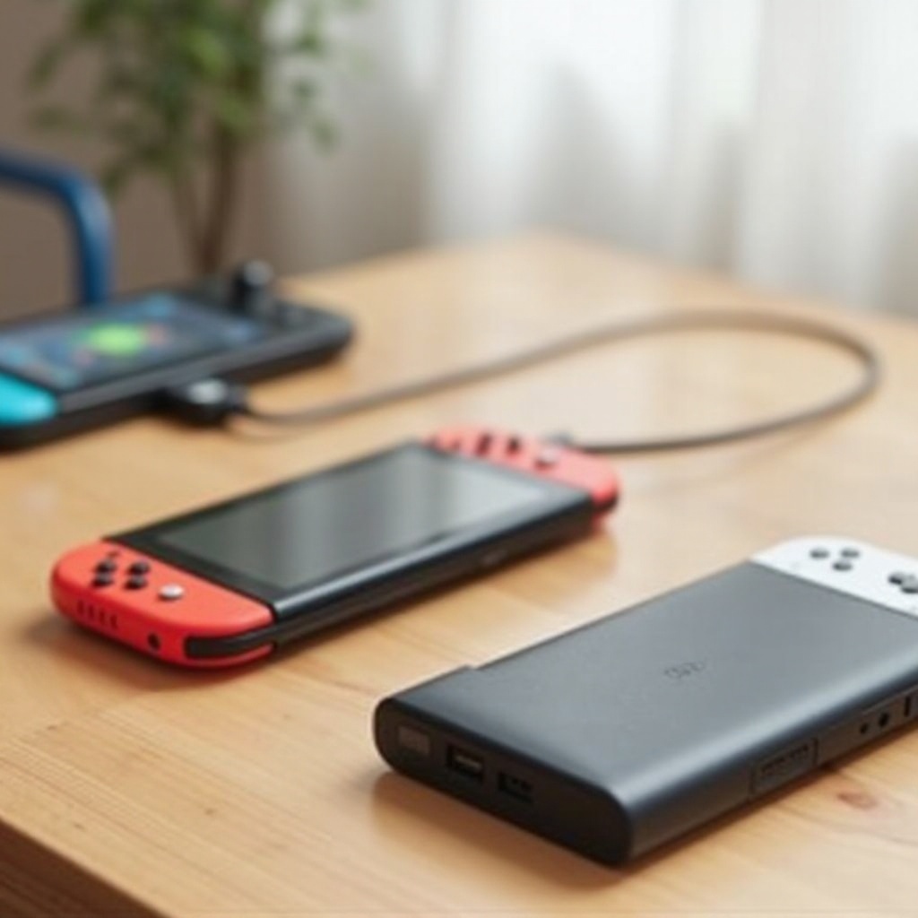 Nintendo Switch Controller ohne Station effizient laden