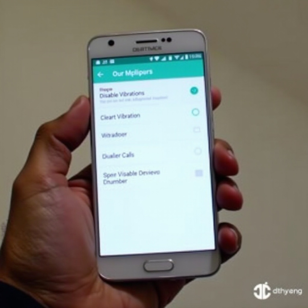 Az Android eszköz rezgésének kikapcsolása