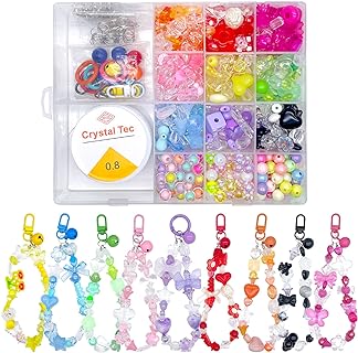 Xmada Clay Beads- 750 pcs Acrylic Assorted, Star/Flower/Butterfly Pastel Design for DIY Bracelets and Jewelry Making, 12 Colour-Aesthetic Acrylic Bead Kit
