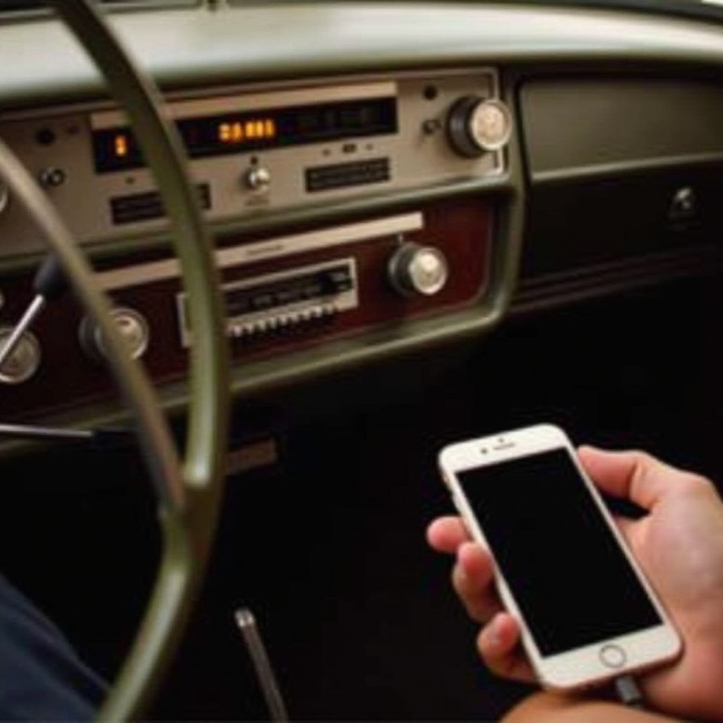 altes autoradio mit handy verbinden