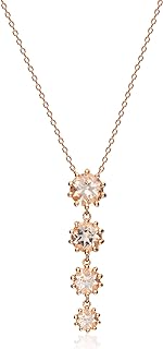 Gin & Grace 10K Rose Gold and Morganite Pendant Necklace with Wheat Chain & Spring Ring Clasp for Women