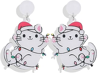 Cat Earrings Cute Kitten Ear Stud Earring Kawaii Black Cat Cartoon Kitten Piercing Earrings Cute Animal Earrings Animals Lover Jewelry