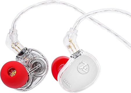 Linsoul 7Hz x HBB Elua In Ear Monitor mit passiver Geräuschunterdrückung und HiFi-Klang, 10mm + 8mm Dualer dynamischer Treiber, ideal für audiophile Studiotechniker und Gamer