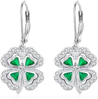 Enchanting Sterling Silver Lever Back Dangle Earrings - Nature-Inspired Tree of Life, Flower, Bee, Dragonfly, Cat, Hummingbird Designs