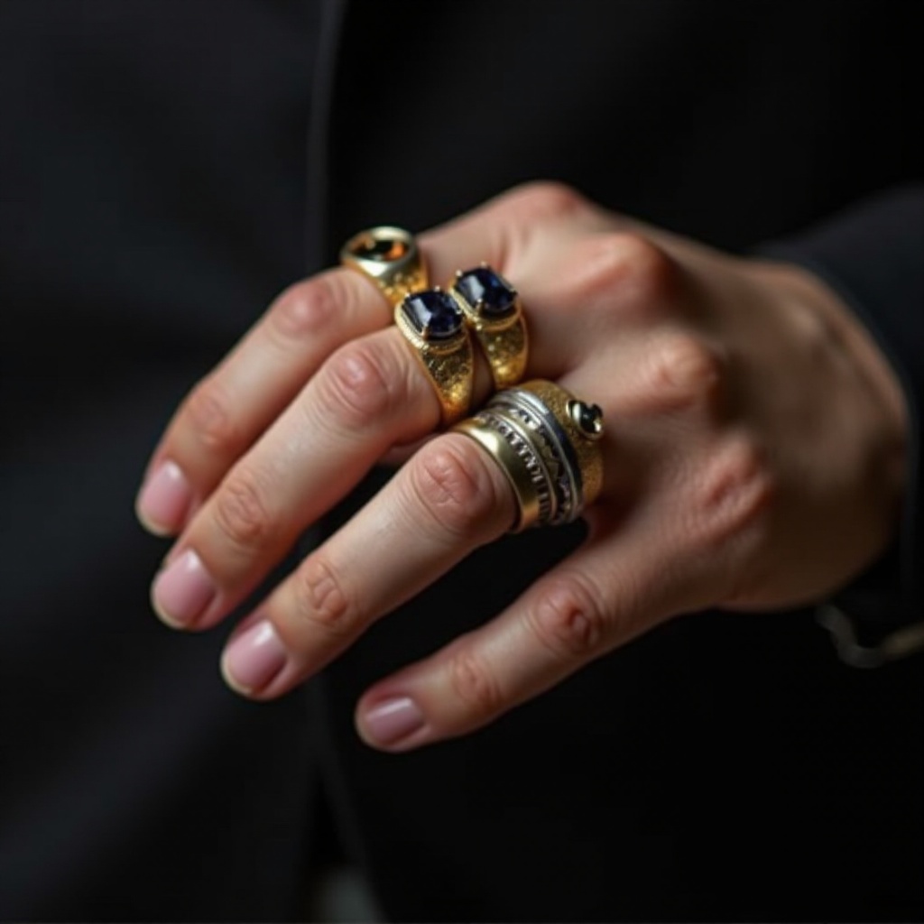La Signification des Bagues sur Chaque Doigt pour Hommes