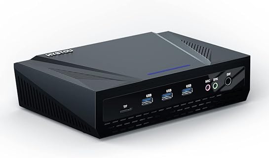 HYSTOU Windows 11 Pro Mini PC i9, 32GB RAM und 1TB SSD für Büro und Gaming, mit WLAN und effizienter 4K Videowiedergabe. Ideal für professionelle Nutzung