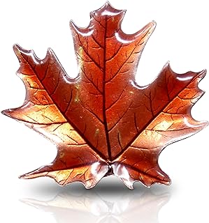 Danforth - Maple Leaf Fall/Autumn Brooch Pin, Pewter, 1 3/4 Inches, Handcrafted, Made In USA
