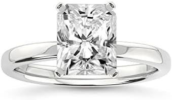 FRIENDLY DIAMONDS 1 Carat - 5 Carat | IGI Certified Lab Grown Diamond Engagement Ring | 14K Or 18K in White, Yellow Or Rose Gold | Four-Prong Solitaire Diamond Engagement Ring | FG-VS1-VS2 Quality