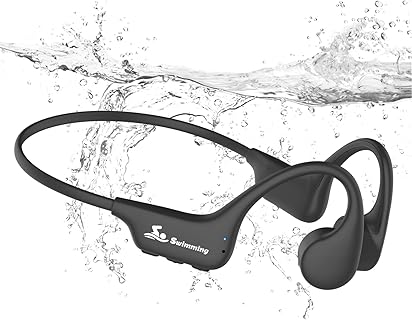 ANSTEN Écouteur Natation Bluetooth 5.4 avec Conduction Osseuse IPX8 et Mémoire 32GB, Conçu pour la Natation et la Course à Pied pour Adultes et Enfants