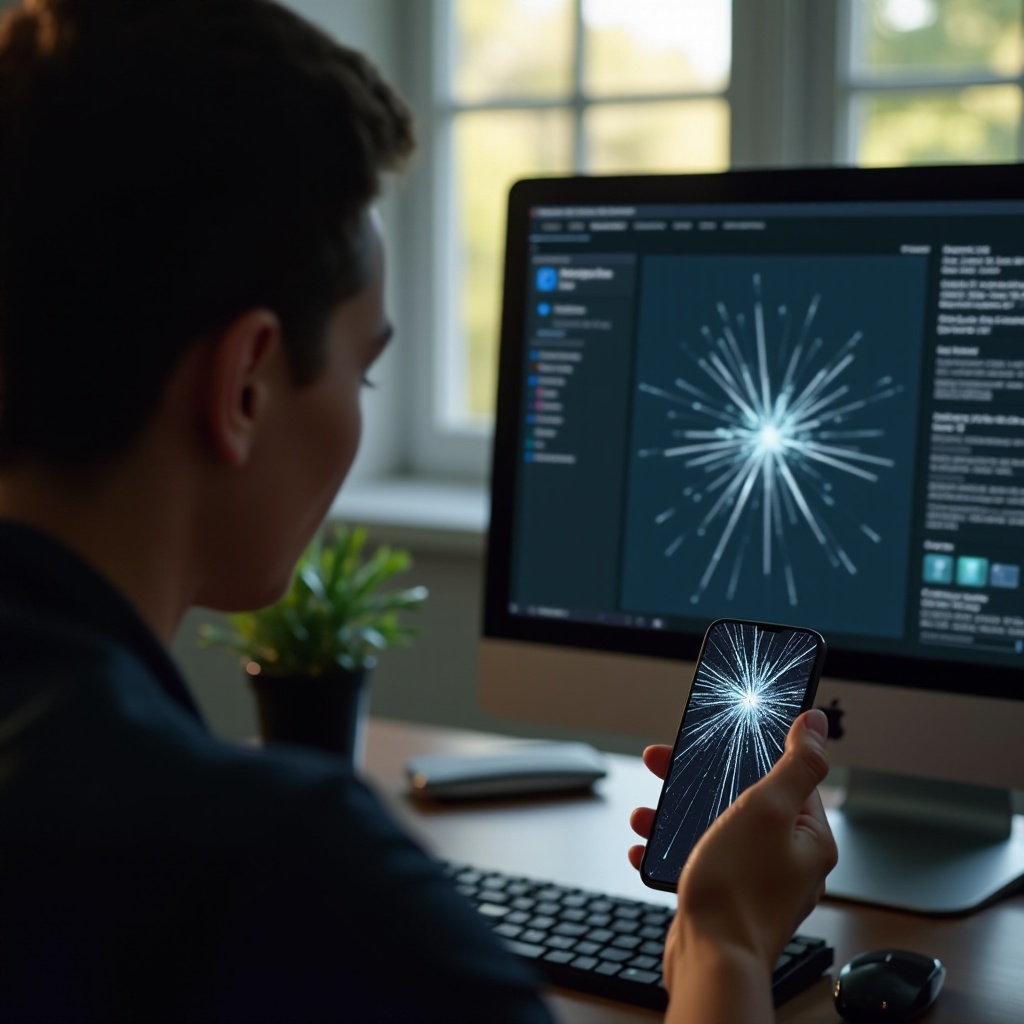 Handy Display kaputt: PC-Steuerung ohne USB-Debugging