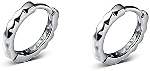 6mm Minimalist Small Hoop Earrings for Women Girls 925 Sterling Silver Hypoallergenic Nickel Free Tiny Huggie Hoops Cartilage Sleeper Ear Jewelry