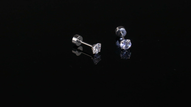 12 Pairs 14K Flat Back Earrings 20G Cartilage Earring Stud Tiny 2MM 3MM 4MM Flat Back Stud Earrings