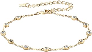 ""Express Your Faith" Moissanite Charm Bracelet in Sterling Silver with Cable Chain and Lobster Claw Clasp - Perfect Gift for Mother's Day, Valentine's Day, Birthdays