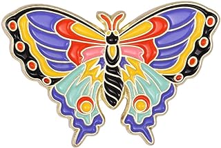 Punk Beautiful Moth Pronoun Butterfly Insect Animal Badges Brooch and Pin