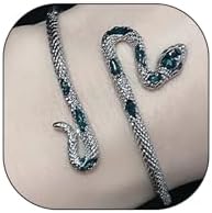 Adjustable Gothic Snake Chain Bracelet with Buckle Clasp - Vintage Enamel Cuff for Teen Girls and Women in Zinc Material - Perfect Gift Jewelry