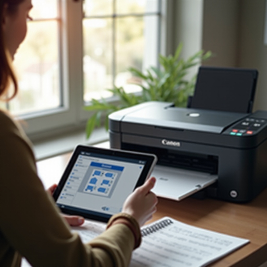 Connecter tablette à une imprimante Canon facilement