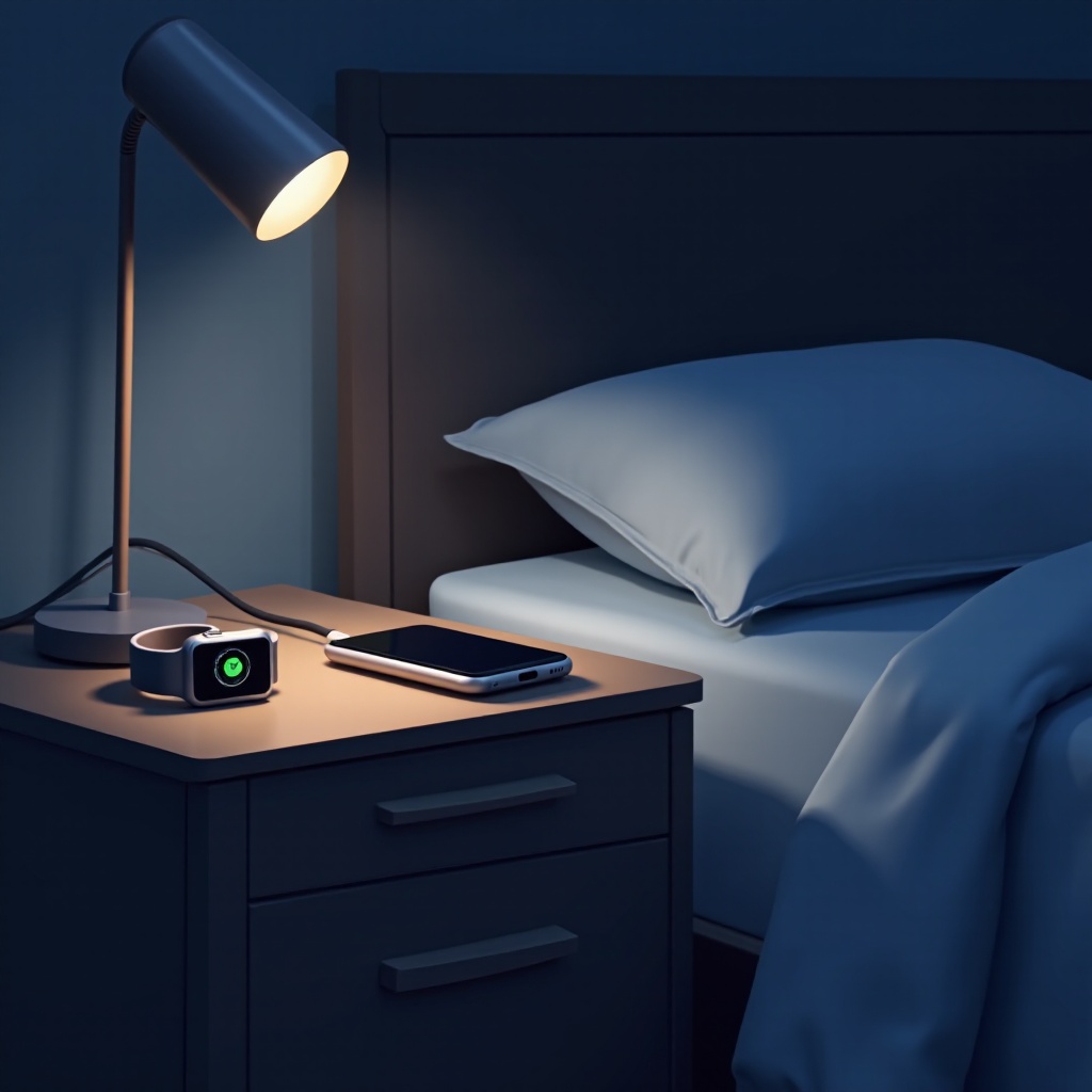 Impacto de cargar smartwatch toda la noche