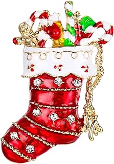 EVER FAITH Crystal Nativity Brooch Pin, Perfect for Christmas Festivities, with Durable Alloy Material and Shimmering Austrian Crystals, Lovely Christmas Design