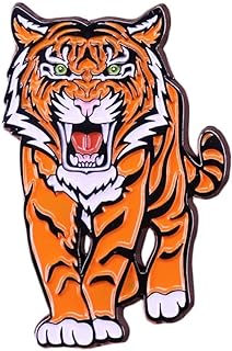 Enamel Pins for Backpacks, Tiger Animal Enamel Pins for Lapel Pins Badges Brooches Souvenirs Gifts, Cute and Fashionable