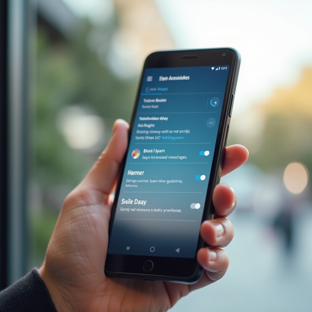 bloquer les spam sur android