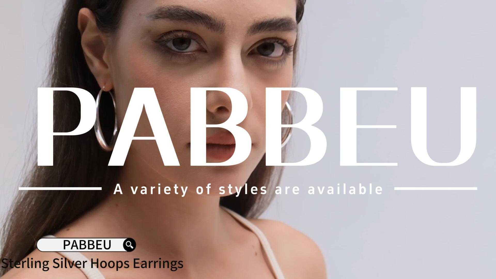 S925 Sterling Silver Hoop Earrings Large Silver Hoop Earrings for Women Hypoallergenic Lightweight Big Thick Silver Hoop Earrings for Women Girls 35/40/50/60/70mm