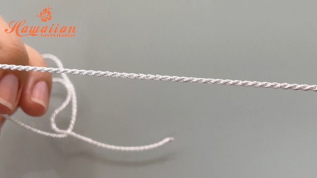 Sterling Silver 1.5mm Diamond-Cut Rope Chain Necklace Solid Italian Nickel-Free, 14-30 Inch
