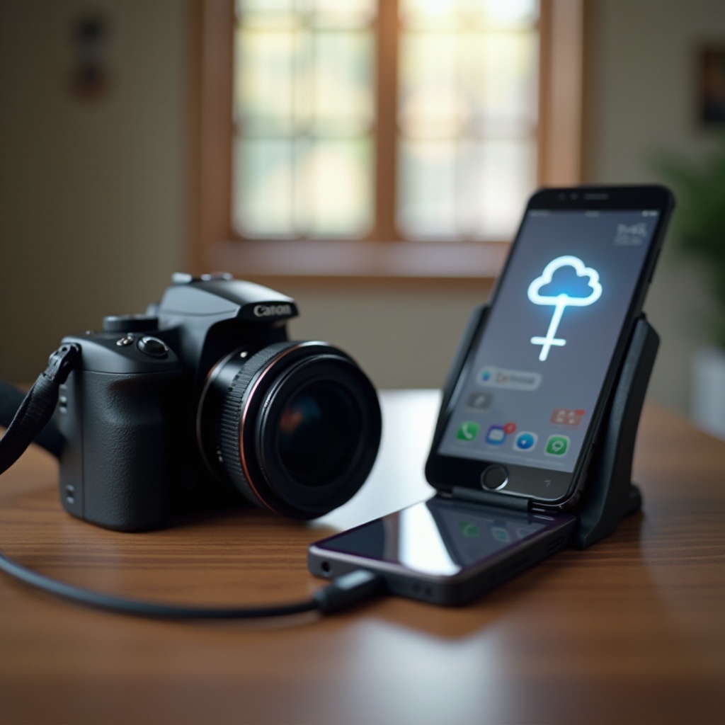 Bilder von Kamera aufs Handy übertragen leicht gemacht
