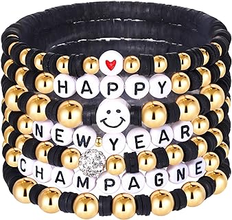 Smiley Face Pearl Bead Bracelet with Box Chain for Women, Colorful Summer Design