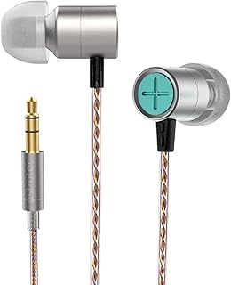 Keephifi Astrotec Vesna EVO In-Ear Kopfhörer für kristallklaren Sound mit LCP-Membran, 2-poligem abnehmbarem Kabel und HiFi-Bass, ideal für Spiel und Sport