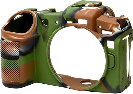 easyCover Silicone Cover for Canon RP Camera in Camouflage, Custom-fit Design, High-Quality and Dust-Resistant, Perfect for Outdoor Photography Enthusiasts
