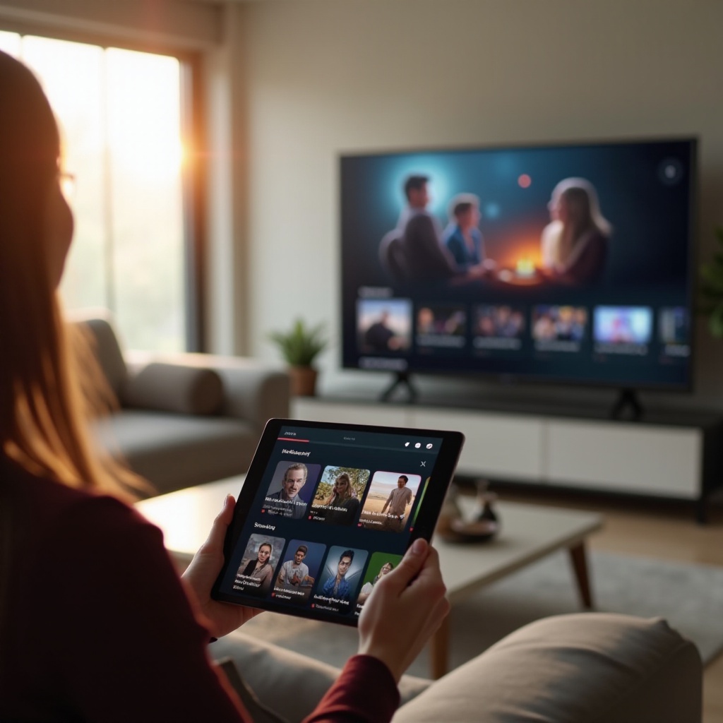 how to stream from tablet to tv