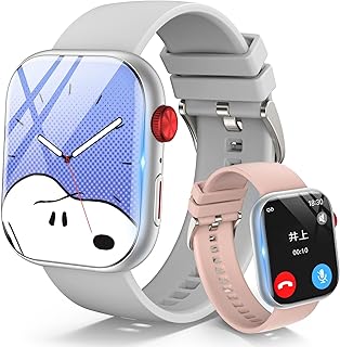 Wanedorスマートウォッチ、2.01インチ大画面とBluetooth通話機能、IP67防水、長持ちバッテリー搭載。スポーツや日常生活に最適。