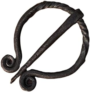 Medieval Cloak Pin, Norse Fibula Penannular Brooch, Viking cloak pin - Medieval jewelry- Viking SCA brooch - Scottish Irish Medieval Viking SCA brooch