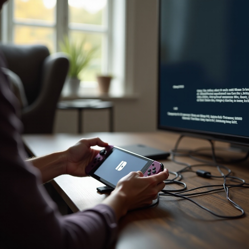 switch l'image ne peut pas être transmise au téléviseur