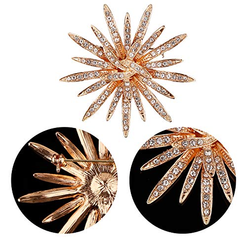 Pearl Diamond Brooch Pins for Dress Sweater Scarf, Wedding Party Decoration Birthday Christmas Gift