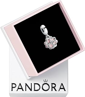 Pandora Four-leaf Clover Friendship Double Dangle Charm - Compatible Moments Bracelets - Jewelry for Women - Gift for Women - Made with Sterling Silver, Cubic Zirconia & Enamel, With Gift Box