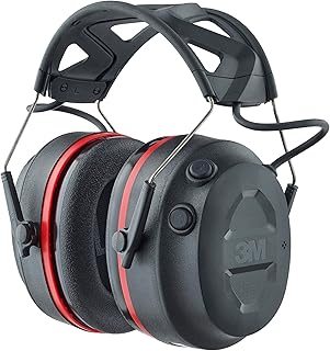 Casque Anti-Bruit Bluetooth 3M™ Pro-Protect pour une Réduction du Bruit de 30 dB, avec Autonomie de 60 Heures et Microphones Encastrés. Parfait pour Environnements Bruyants