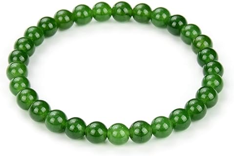 Adabele 1pc Natural Stretch Gemstone Bracelet 6mm (0.24 Inch) Bead 7" 7.5" 8 inch Healing Crystal Quartz Energy Chakras Jewelry Women Men Birthday Gift