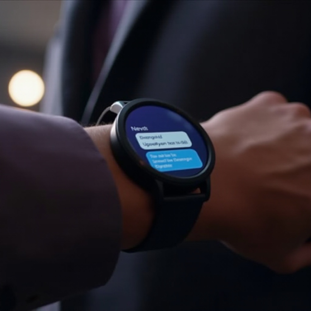 Montre Samsung Connectée : Répondre aux SMS Facilement