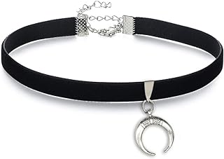 Gothic Choker Necklace for Women Punk Necklace Black Goth Choker Necklaces