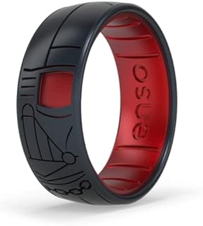 Enso Rings Etched Star Wars - Classic Silicone Ring - 8mm Wide, 2.16mm Thick