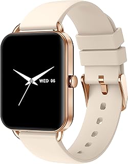 iPhone対応のMonomam Primo レディース スマートウォッチは、AMOLEDディスプレイとベルト幅18mmで美しさと機能性を両立。