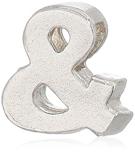 Alex And Ani Replenishment 19 Women's Create Your Own, Ampersand Charm, Sterling Silver