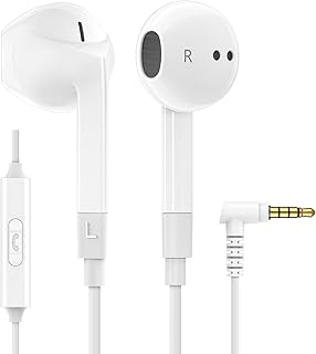 LUDOS FEROX In Ear Kopfhörer mit Kabel und Mikrofon, komfortabler Sitz und tolle Geräuschabschirmung, 3,5 mm Stecker, perfekt für iPhone, iPad und Samsung Geräte