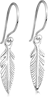 boucle d oreille plume