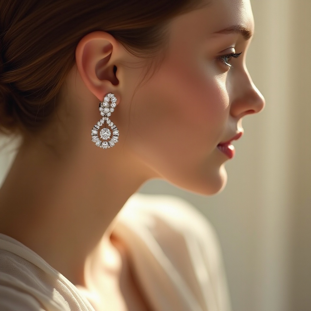 Boucles d'Oreilles Diamant Louis Vuitton: Éclat et Éternité