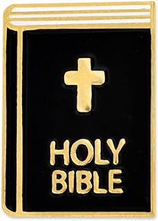 PinMart's Holy Bible Religious Cross Enamel Lapel Pin